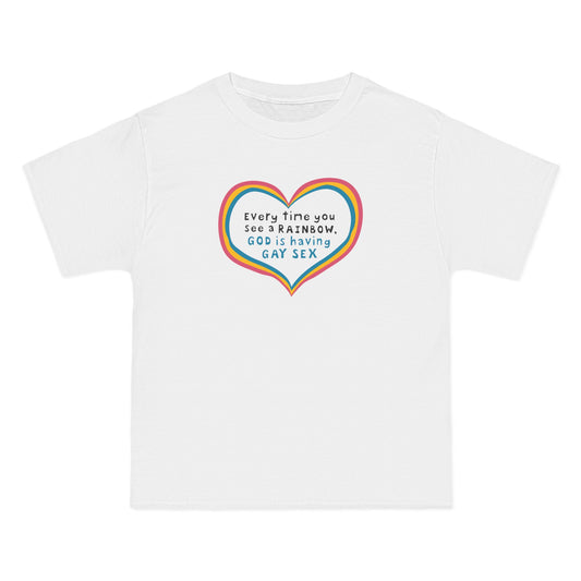 Every Time You See A Rainbow - Men's Heavyweight T-Shirt