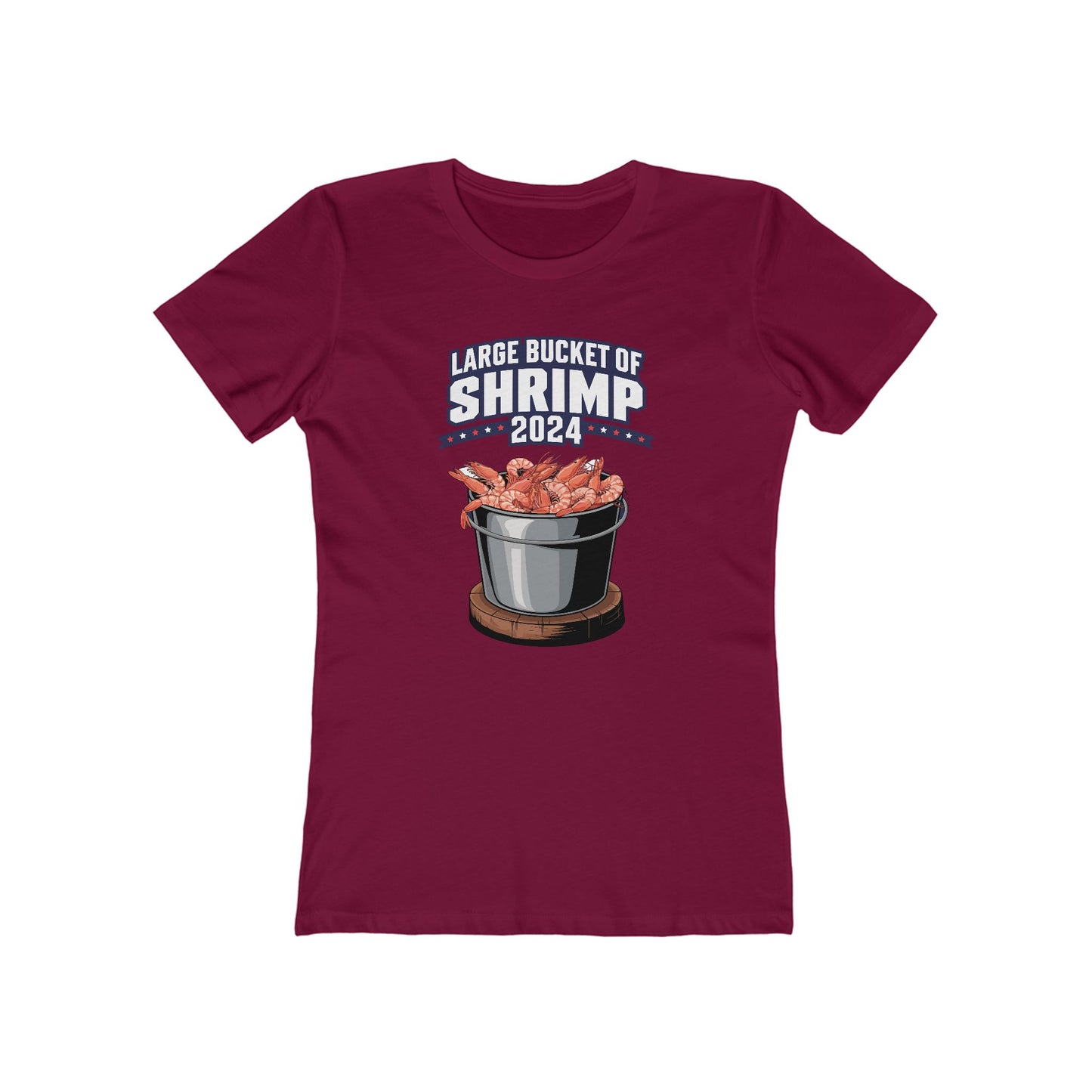 Large Bucket Of Shrimp 2024 - Women's T-Shirt