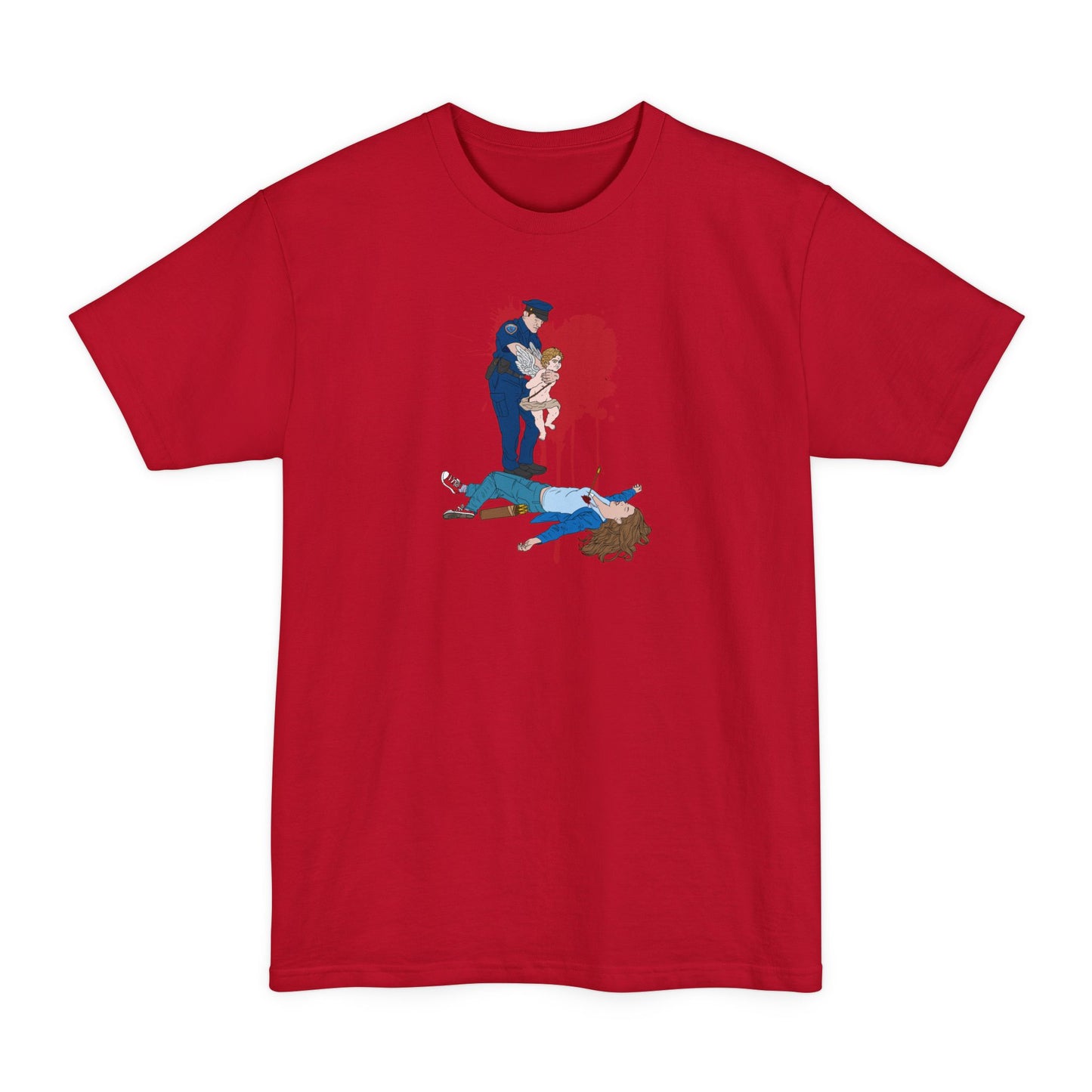 Death By Cupid - Men's Tall T-Shirt