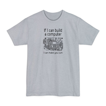 If I Can Build A Computer I Can Make You Cum - Men's Tall T-Shirt