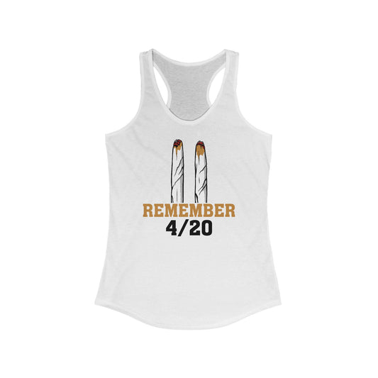Remember 4/20 - Women’s Racerback Tank