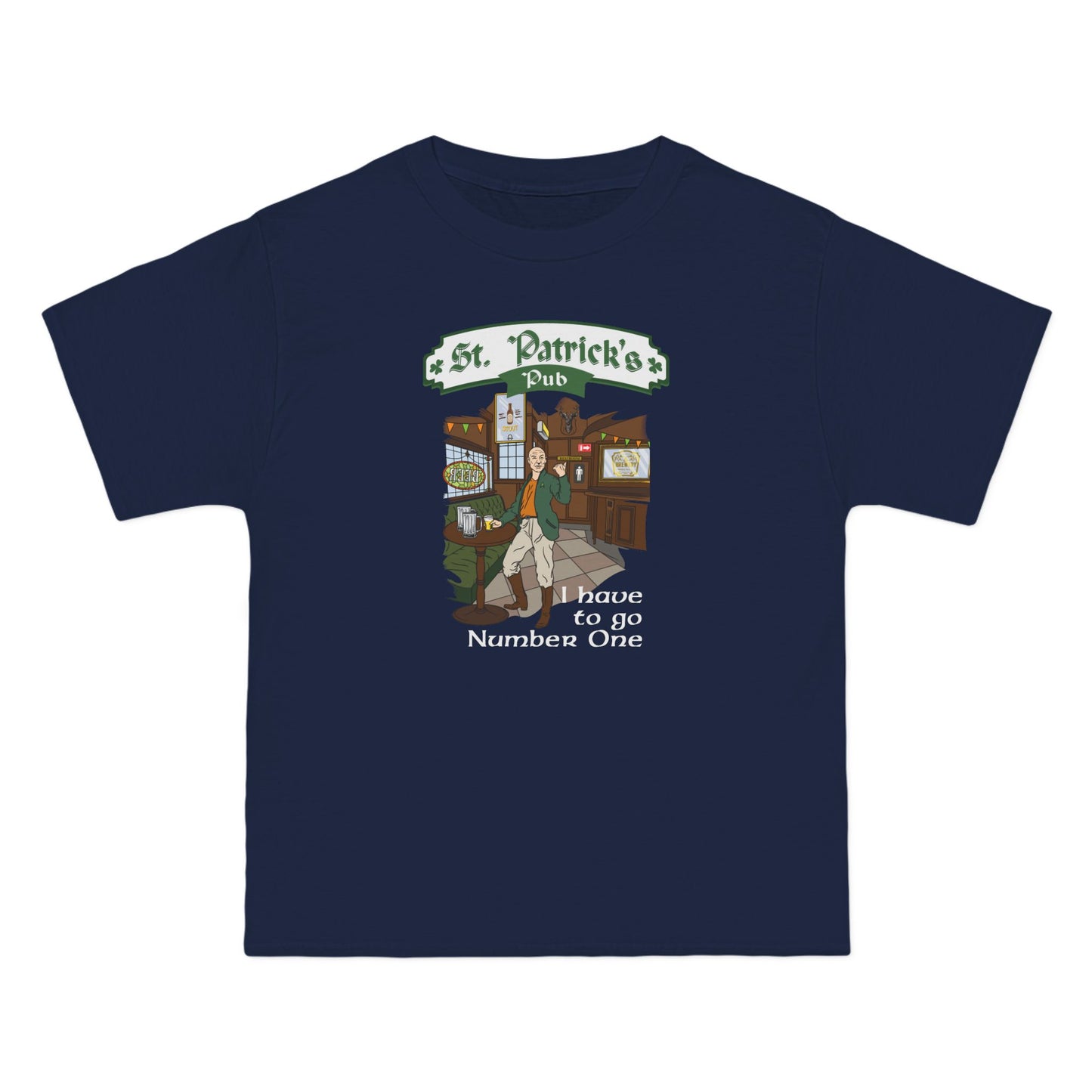 St. Patrick's Pub (Jean-Luc Picard) - Men's Heavyweight T-Shirt