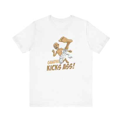 Gandhi Kicks Ass - Men's T-Shirt