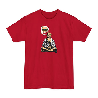 Gandhi Cheeseburger - Men's Tall T-Shirt