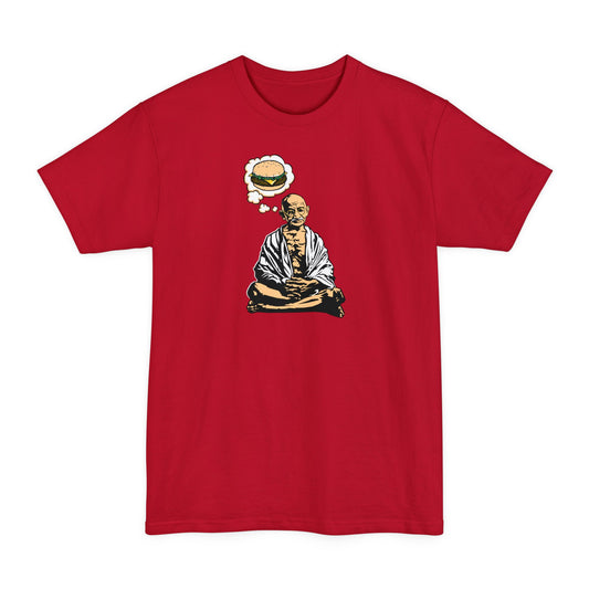 Gandhi Cheeseburger - Men's Tall T-Shirt