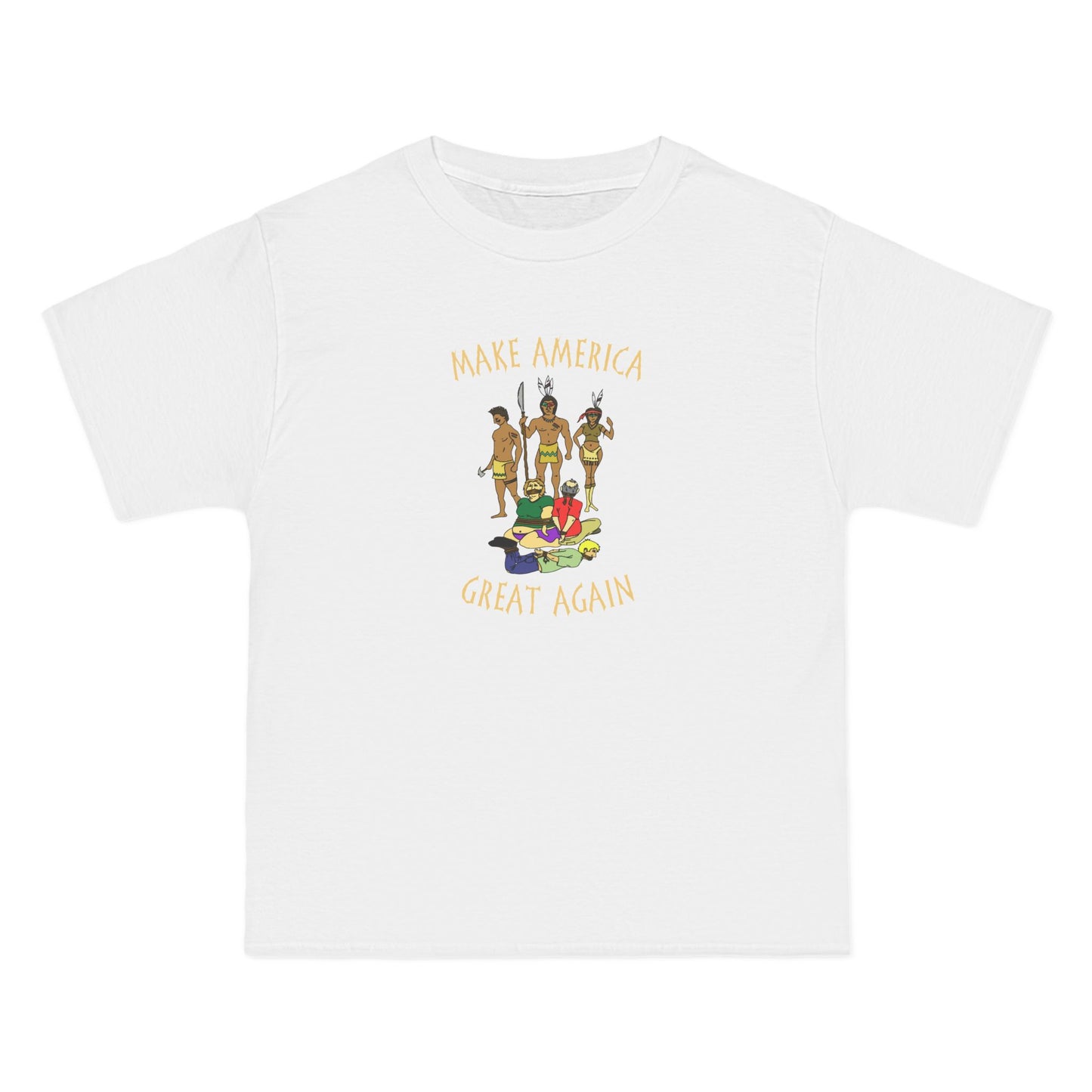 Make America Great Again (Native Americans) - Men's Heavyweight T-Shirt