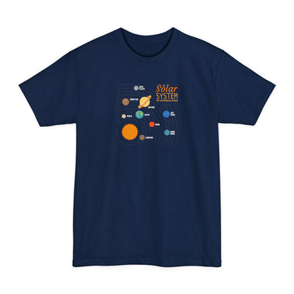 The Solar System Of Juvenile Puns - Men's Tall T-Shirt