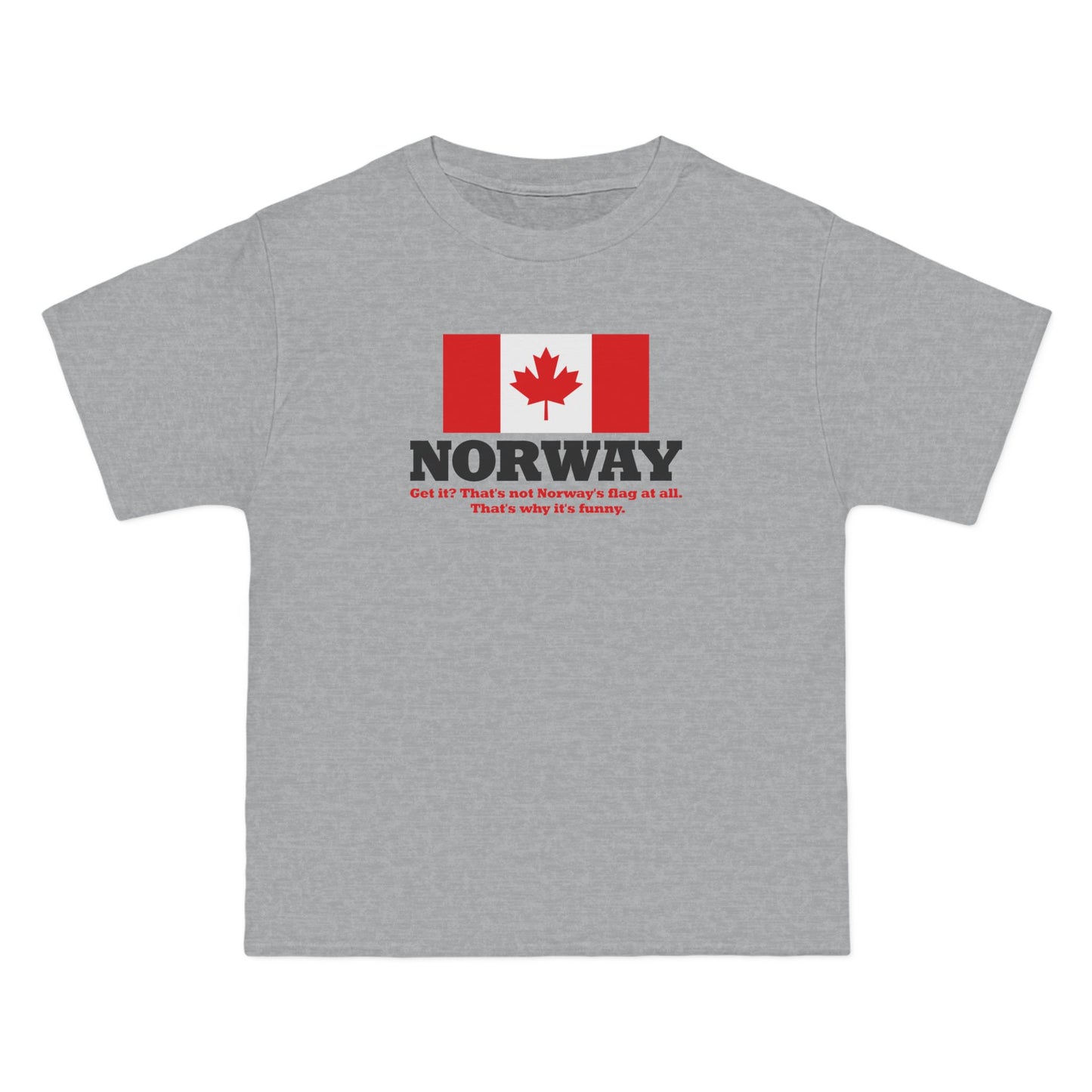 Norway - Get It? That's Not Norway's Flag At All. - Men's Heavyweight T-Shirt