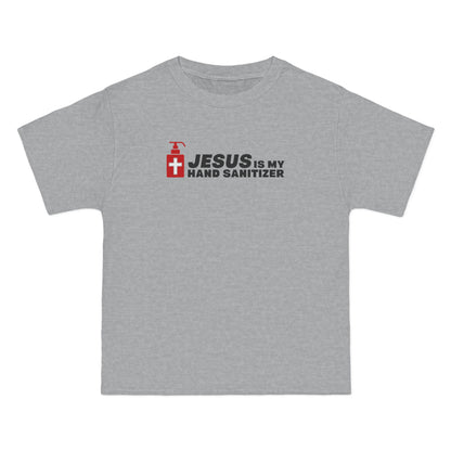 Jesus Is My Hand Sanitizer (Coronavirus) - Men's Heavyweight T-Shirt