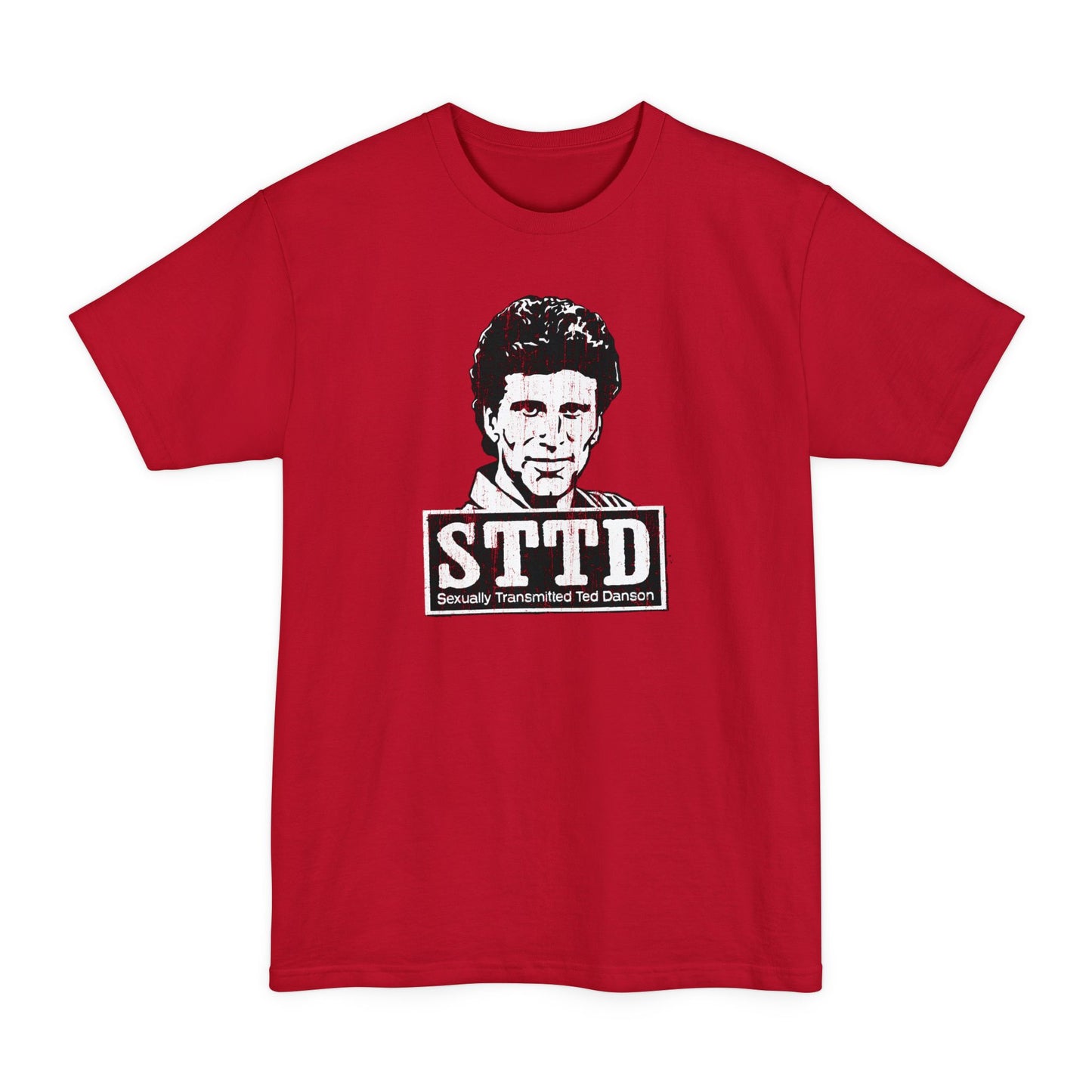 STTD - Sexually Transmitted Ted Danson - Men's Tall T-Shirt