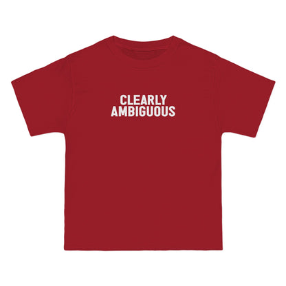 Clearly Ambiguous - Men's Heavyweight T-Shirt