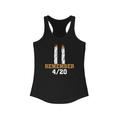 Remember 4/20 - Women’s Racerback Tank