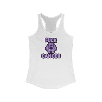 Fuck Cancer - Women's Racerback Tank