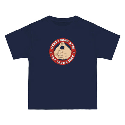 Make Thumb Love - Not Thumb War - Men's Heavyweight T-Shirt