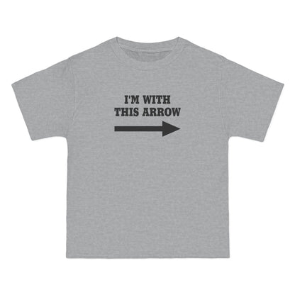 I'm With This Arrow - Men's Heavyweight T-Shirt