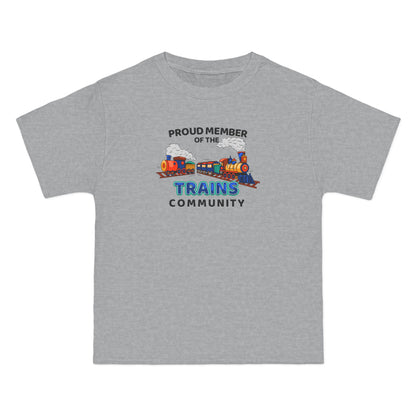 Proud Member Of The Trains Community - Men's Heavyweight T-Shirt