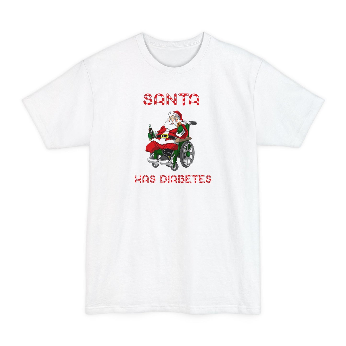 Santa Has Diabetes - Men's Tall T-Shirt