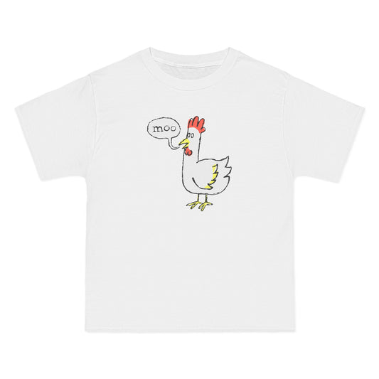 Moo (Chicken) - Men's Heavyweight T-Shirt