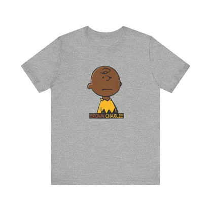 Brown Charlie  - Men's T-Shirt
