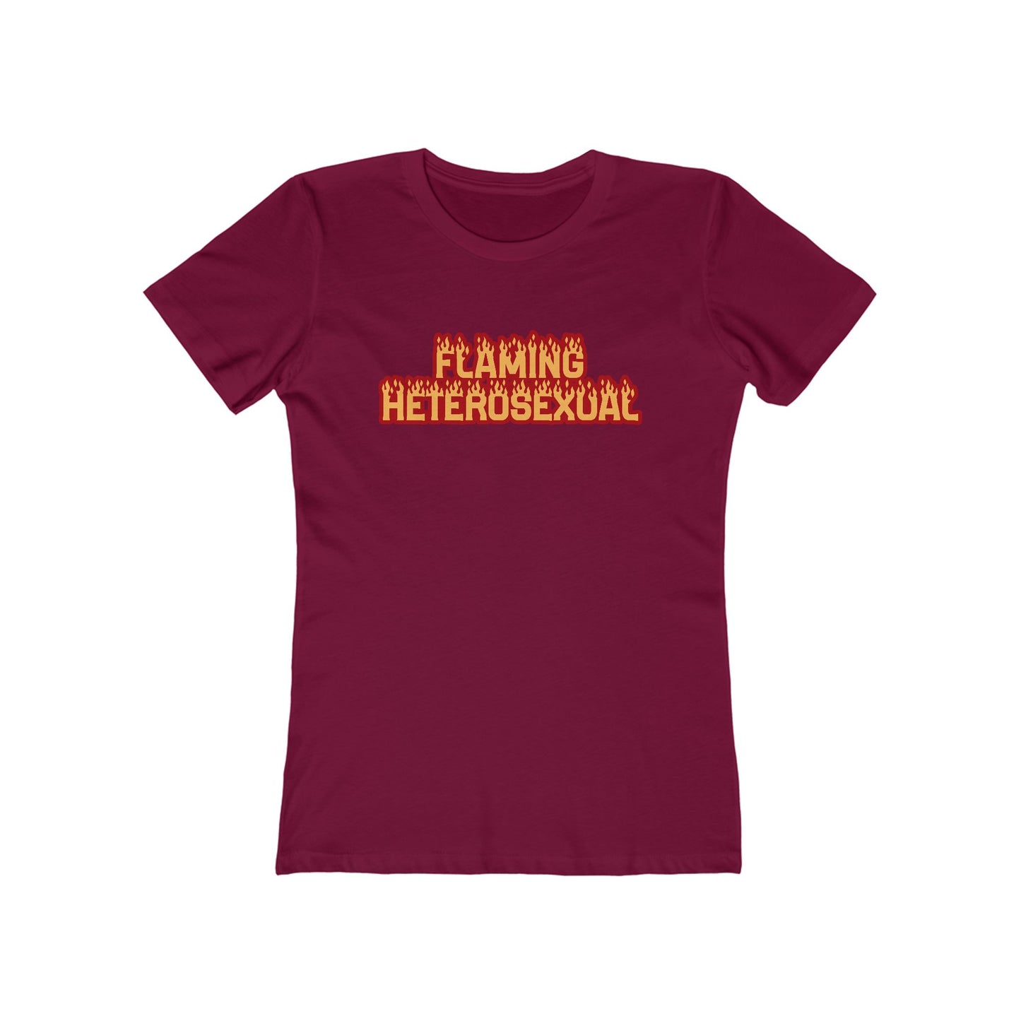 Flaming Heterosexual - Women's T-Shirt