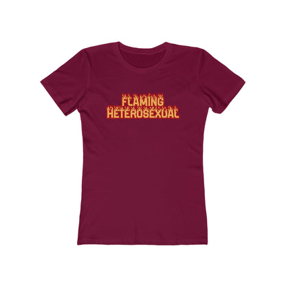 Flaming Heterosexual - Women's T-Shirt