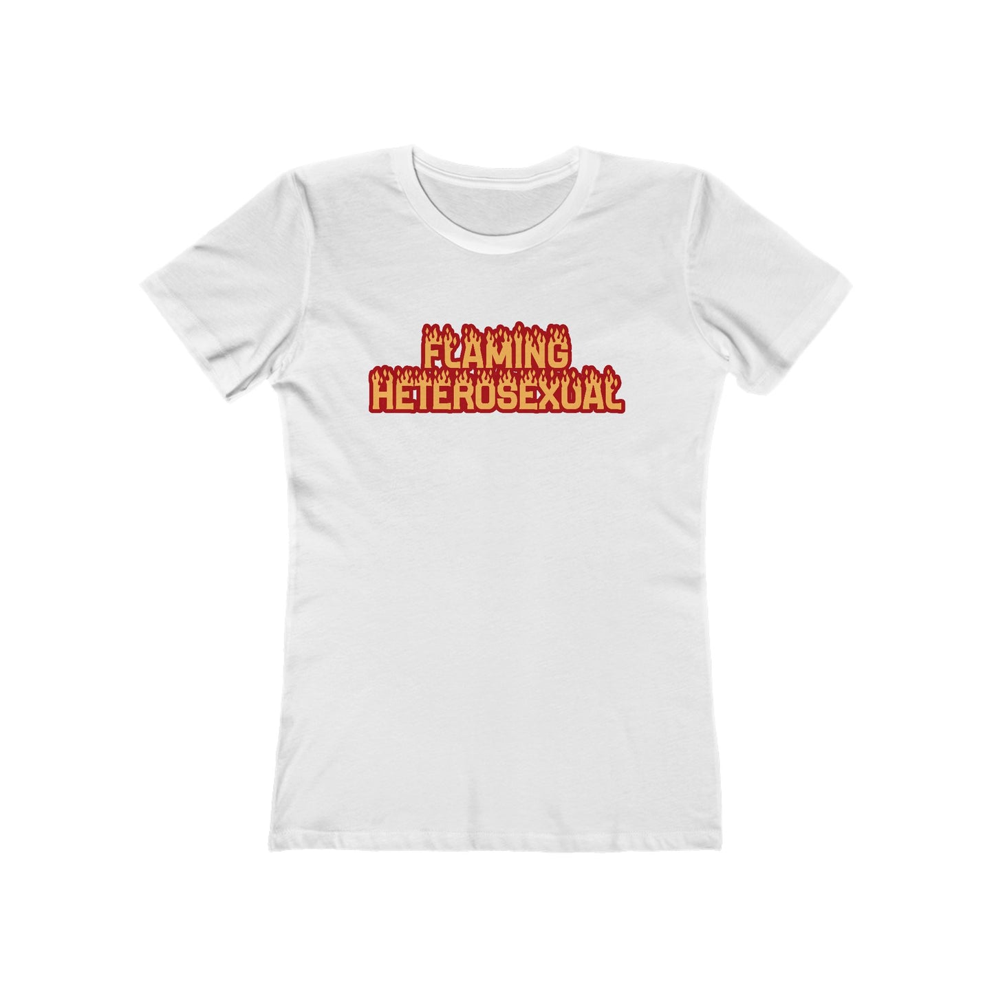 Flaming Heterosexual - Women's T-Shirt
