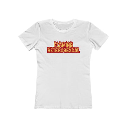 Flaming Heterosexual - Women's T-Shirt