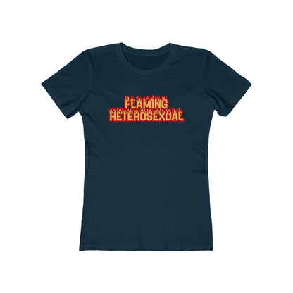 Flaming Heterosexual - Women's T-Shirt