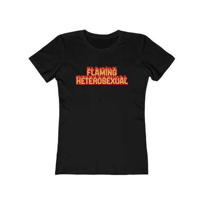 Flaming Heterosexual - Women's T-Shirt