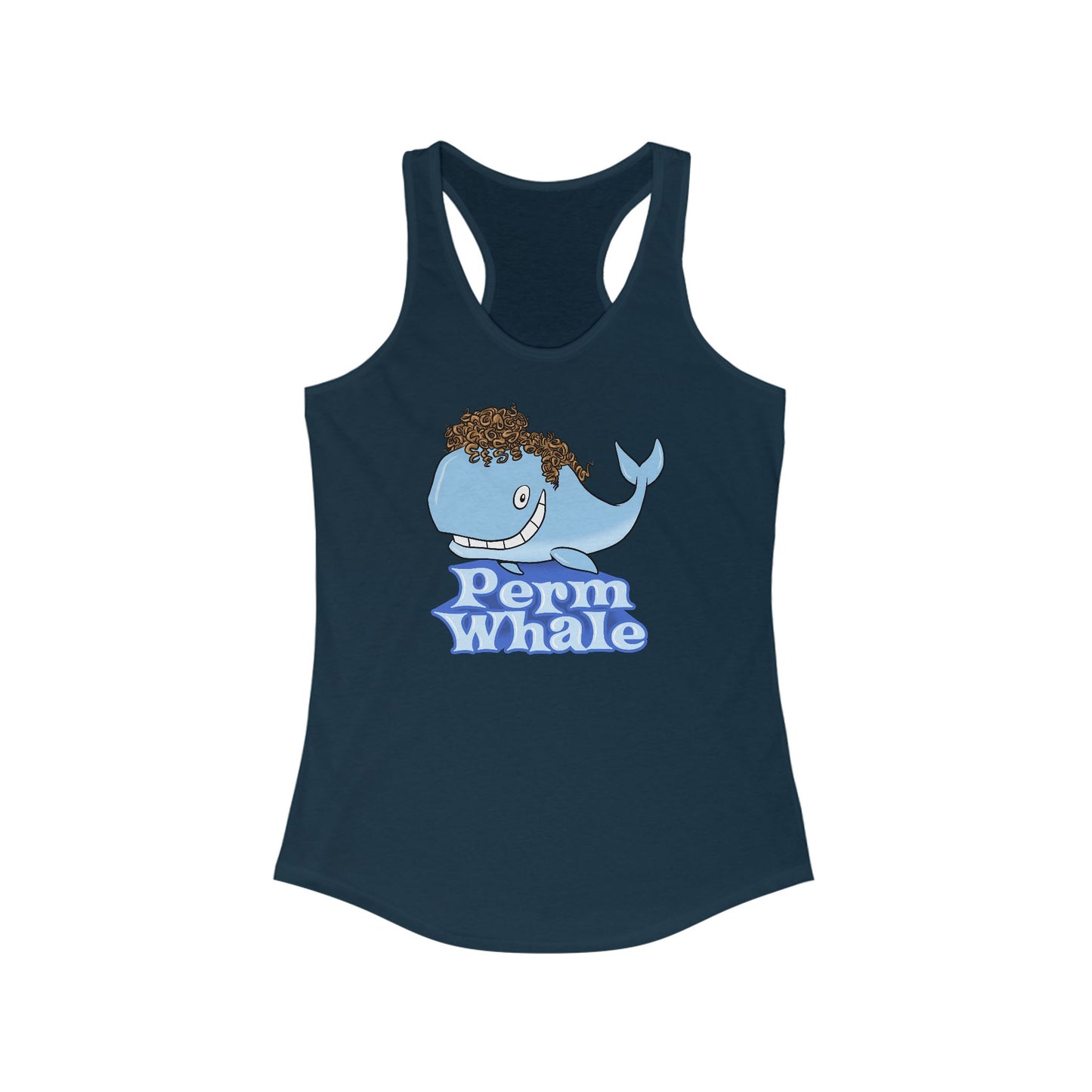 Perm Whale - Women's Racerback Tank