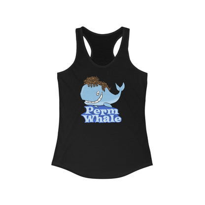 Perm Whale - Women's Racerback Tank