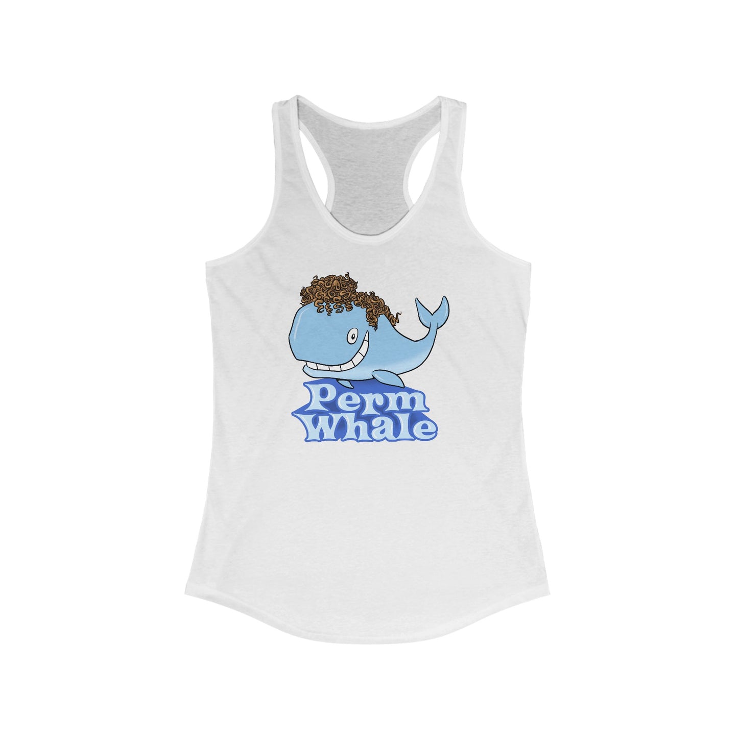 Perm Whale - Women's Racerback Tank