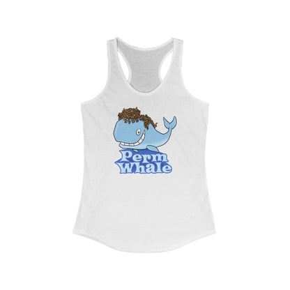 Perm Whale - Women's Racerback Tank