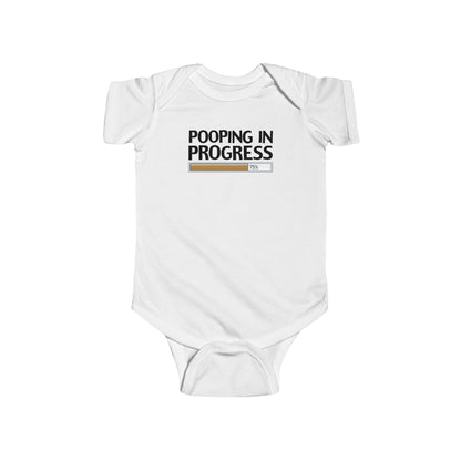 Pooping In Progress - Baby Onesie