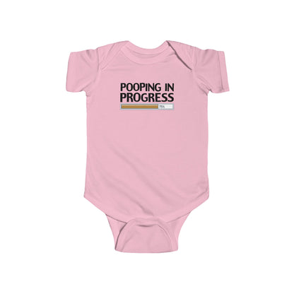 Pooping In Progress - Baby Onesie