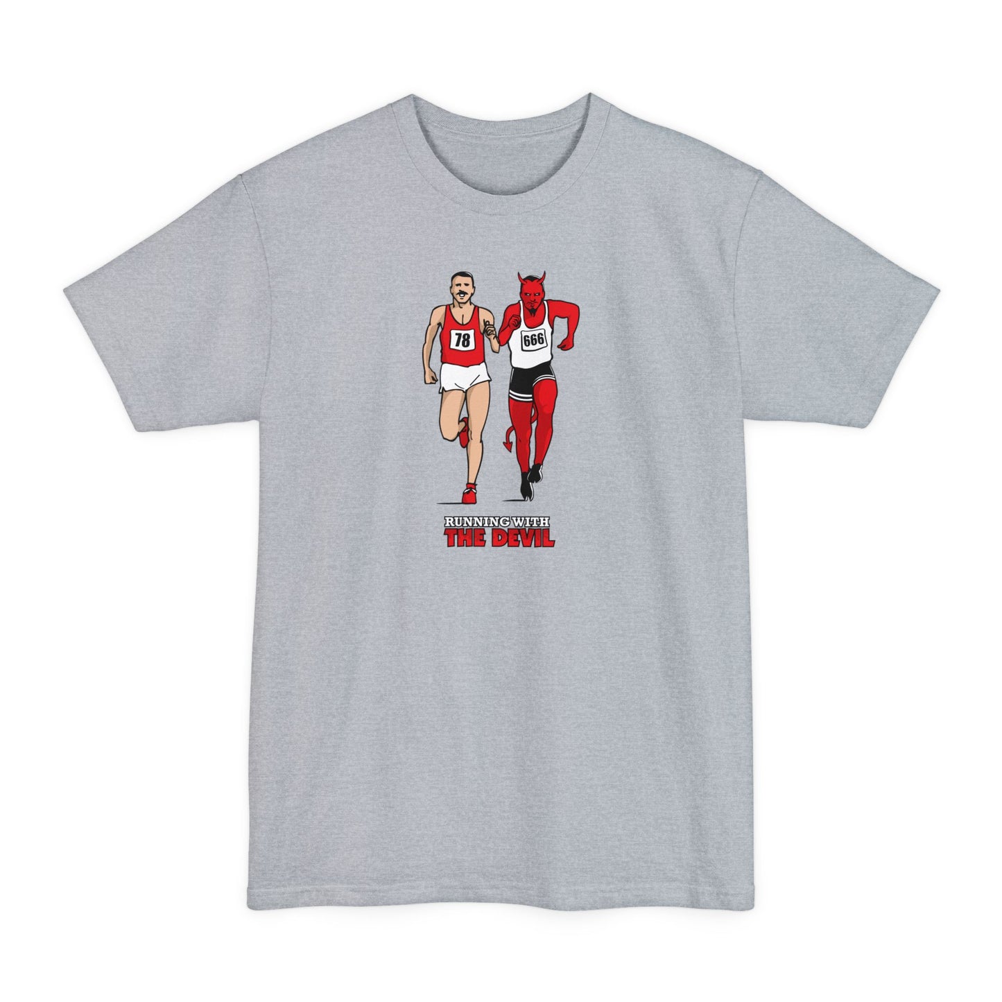 Running With The Devil - Men's Tall T-Shirt