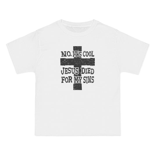 No It's Cool - Jesus Died For My Sins - Men's Heavyweight T-Shirt
