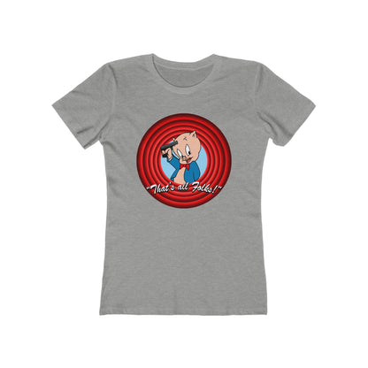 That's All Folks (Porky Pig) - Women’s T-Shirt