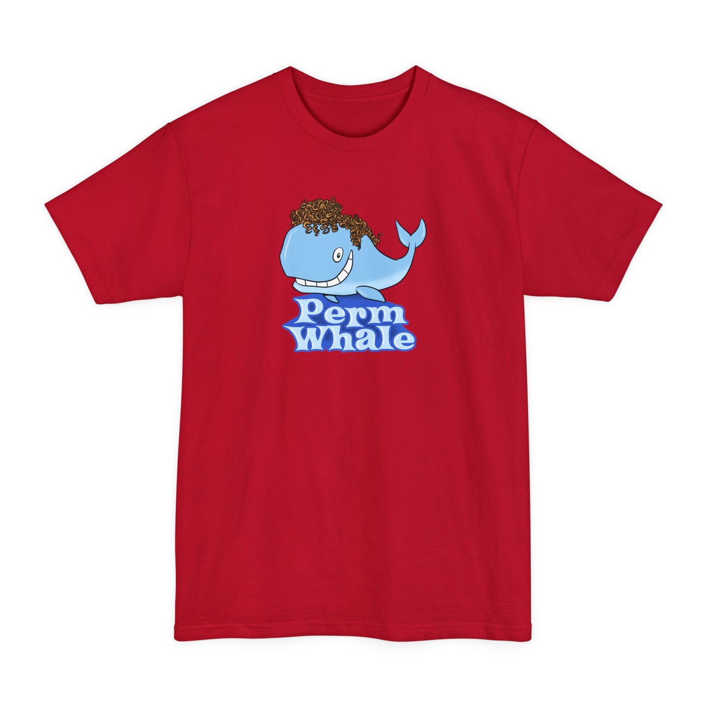 Perm Whale - Men's Tall T-Shirt