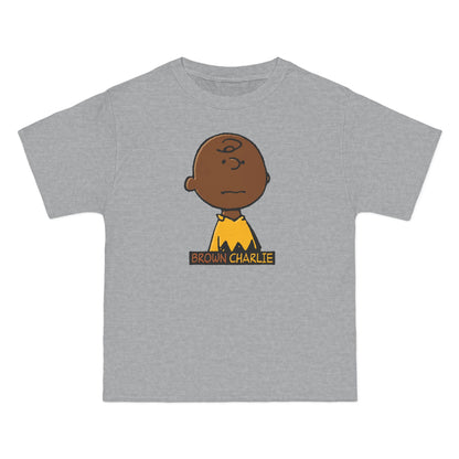 Brown Charlie - Men's Heavyweight T-Shirt