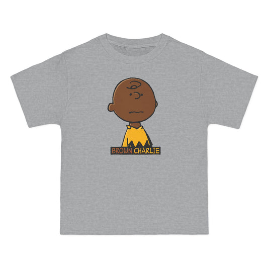 Brown Charlie - Men's Heavyweight T-Shirt