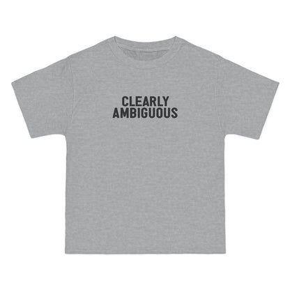 Clearly Ambiguous - Men's Heavyweight T-Shirt