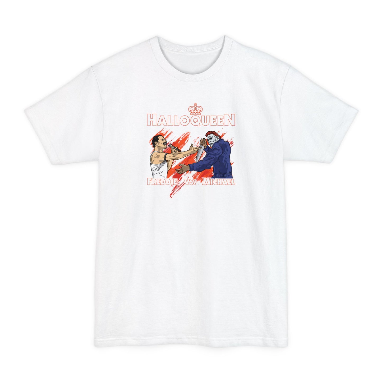 Halloqueen - Freddie Vs Michael - Men's Tall T-Shirt
