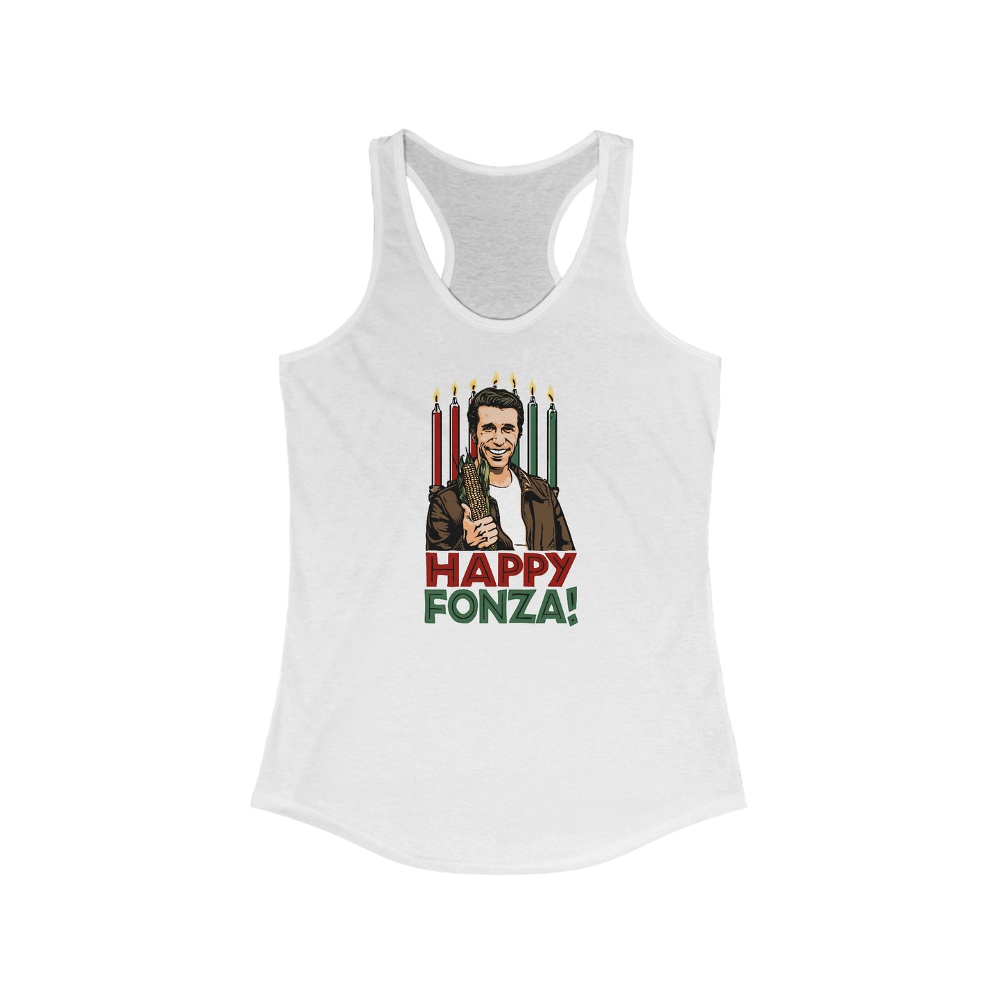 Happy Fonza! - Women’s Racerback Tank