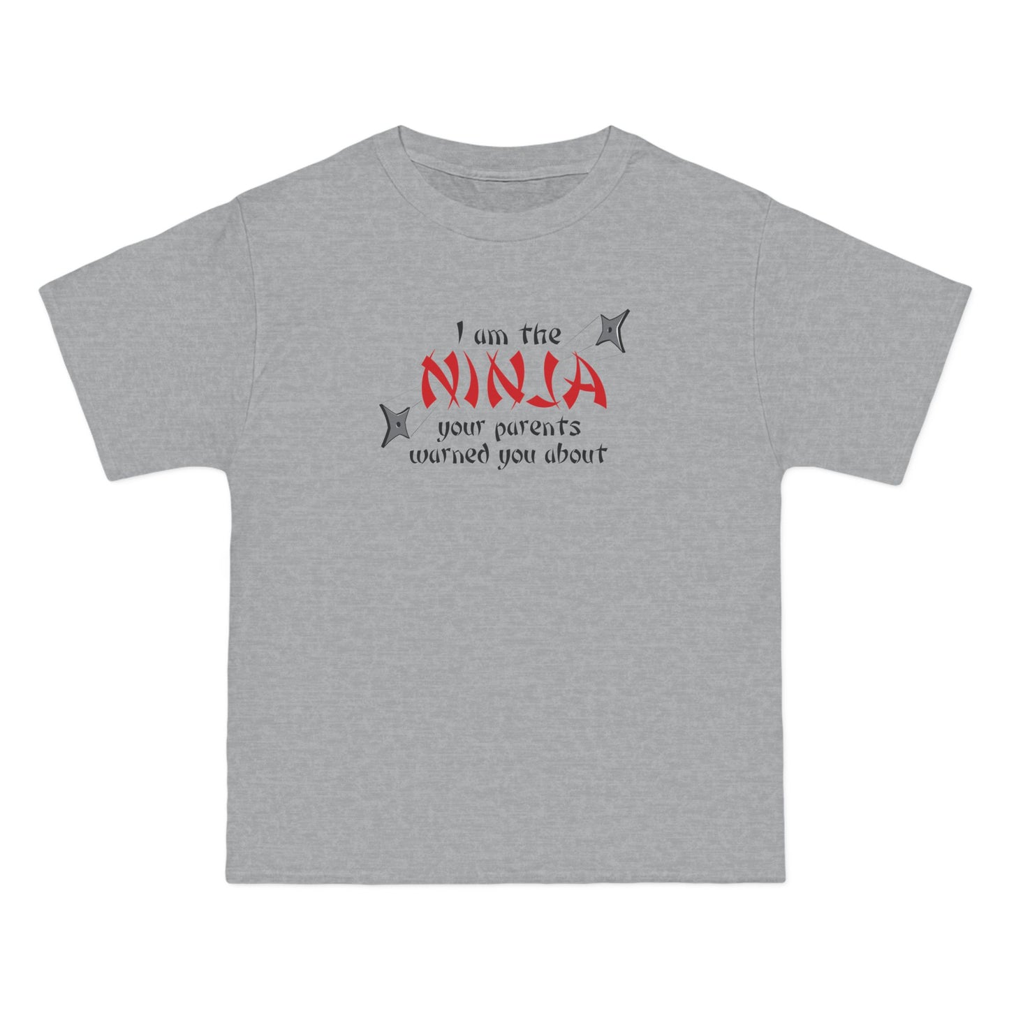 I Am The Ninja Your Parents Warned You About - Men's Heavyweight T-Shirt