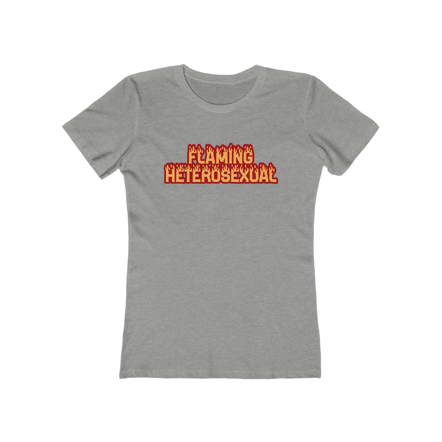 Flaming Heterosexual - Women's T-Shirt