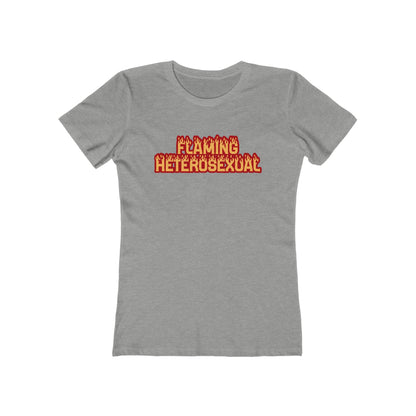 Flaming Heterosexual - Women's T-Shirt