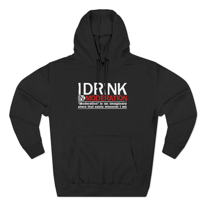 I Drink In Moderation - Hoodie