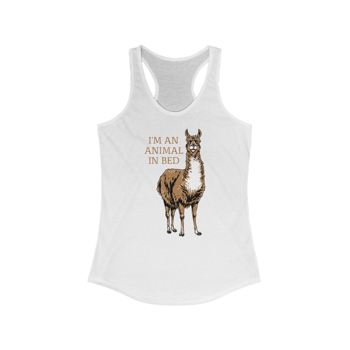 I'm An Animal In Bed - Women's Racerback Tank
