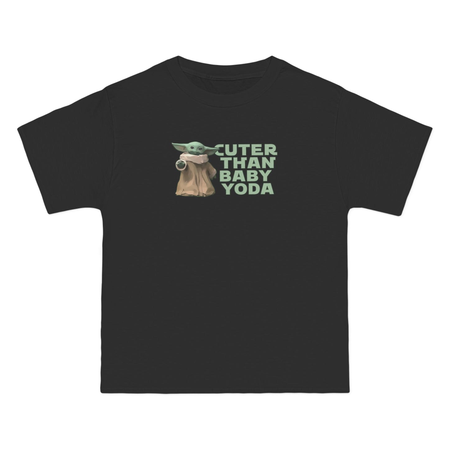Cuter Than Baby Yoda - Men's Heavyweight T-Shirt